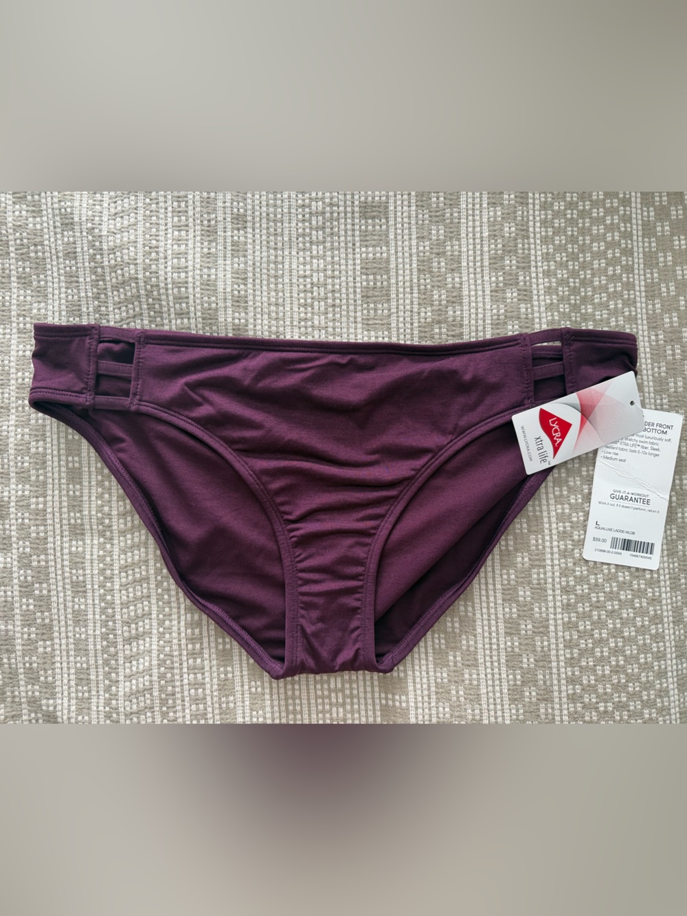 NWT Athleta Aqualuxe Bikini Bottom - Size Large